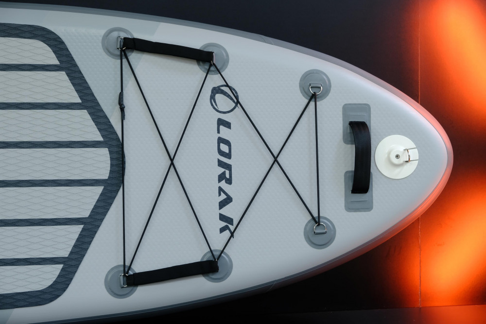 Сапборд Lorak 908 (320*81*15) серо-оранжевый, код 77908