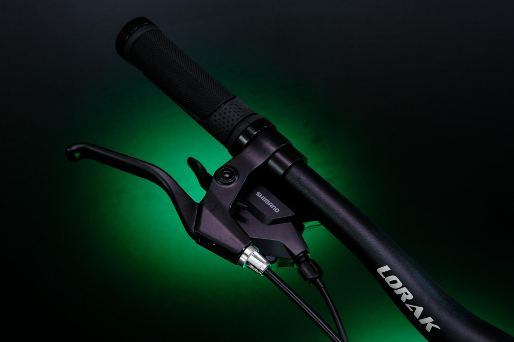 LORAK Sel 9000 8 sp Матовый Чёрный/Зелёный 19р (на рост 183-190)